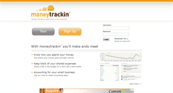 Desktop Screenshot of moneytrackin.com