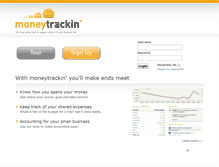 Tablet Screenshot of moneytrackin.com